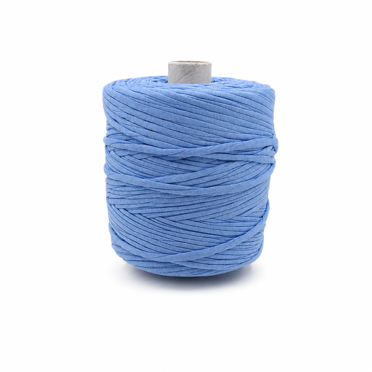 Soft TShirt Yarn Roll | 500grams | Blue Color | Perfect for Macramé, Crochet & DIY Projects