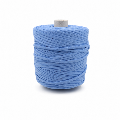 Soft TShirt Yarn Roll | 500grams | Blue Color | Perfect for Macramé, Crochet & DIY Projects