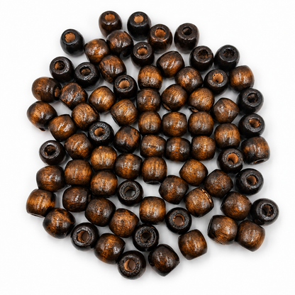 Polished Wooden Beads (Pack of 20)