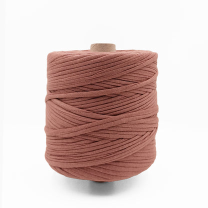 Soft TShirt Yarn Roll | 500grams | Peach Color | Perfect for Macramé, Crochet & DIY Projects